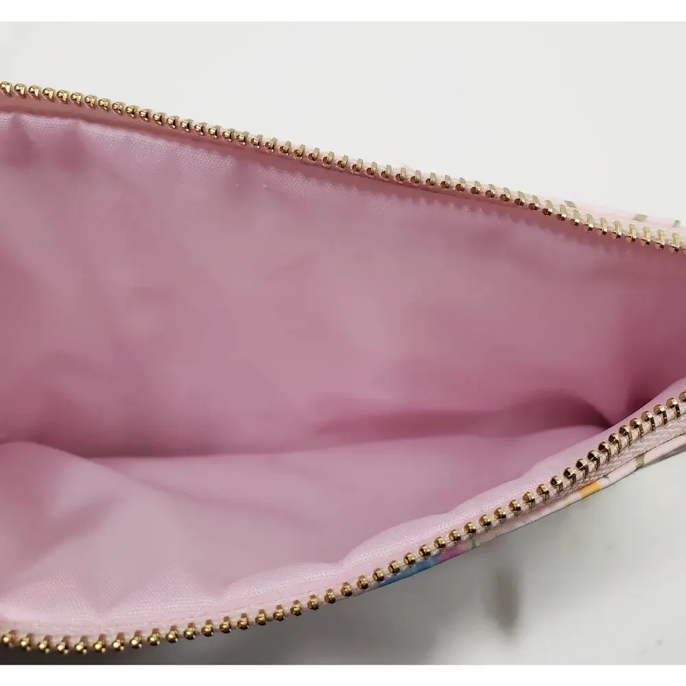 Corrine Haig Designs MOM Floral Makeup Bag Pouch Vinyl Zippered